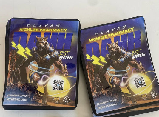 Custom Mylar Bags Stickers