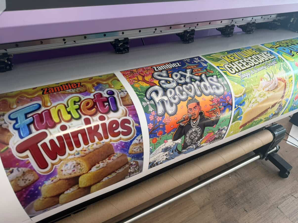 Custom Mylar Bags Stickers