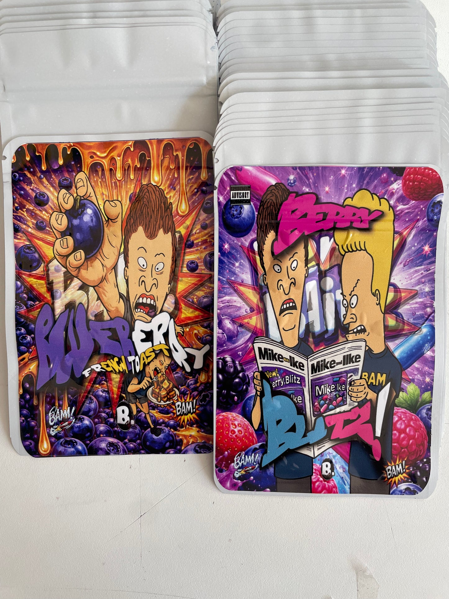 Custom Mylar Bags Stickers